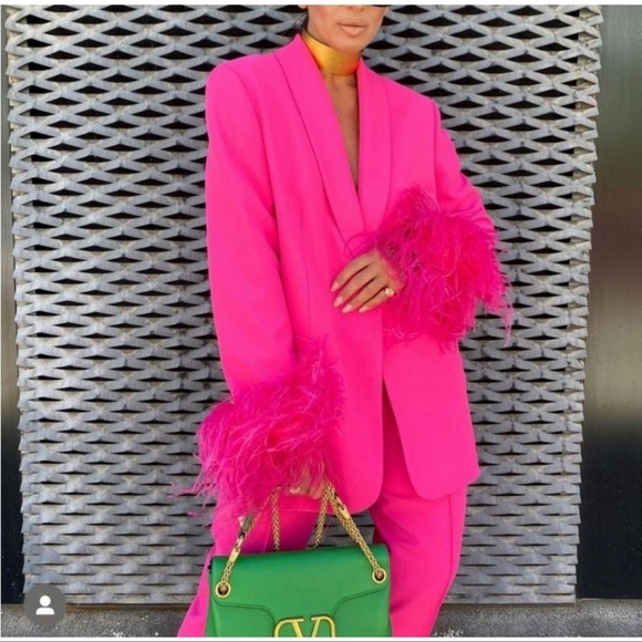 ZARA BLOGGERS FAV MINIMAL HIGH WAIST PANTS - Picture 4 of 12